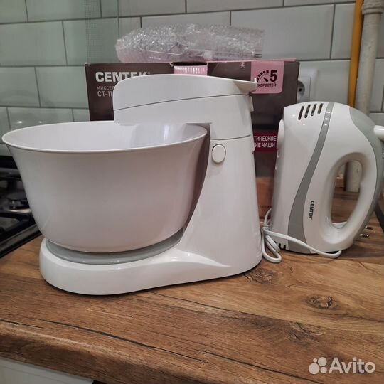 Миксер планетарный с чашей Centek новый