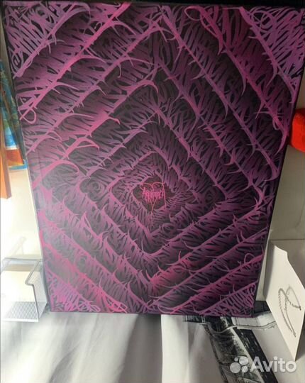 Холст каллиграфия 3D