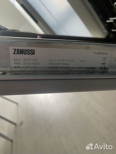 Посудомоечная машина zanussi 45 см