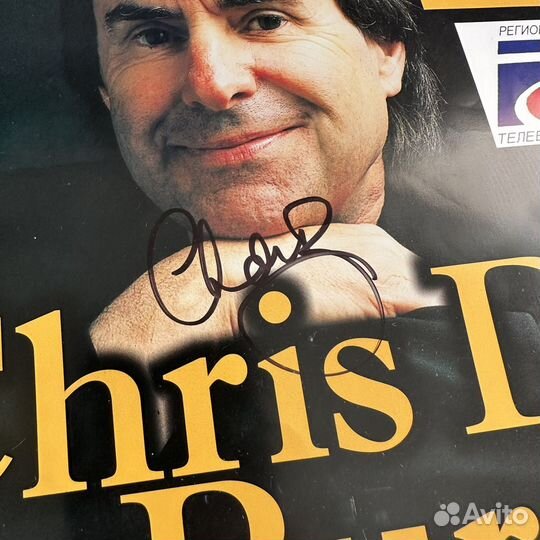 Автгораф Крис де Бург Chris De Burgh 2003