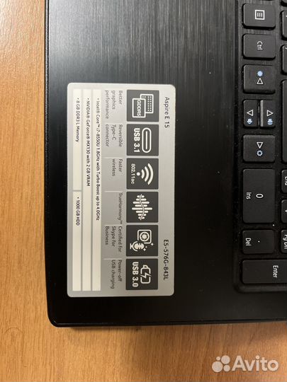 Ноутбук acer aspire