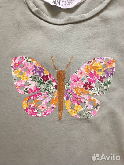 Платье для девочки hm 110 116