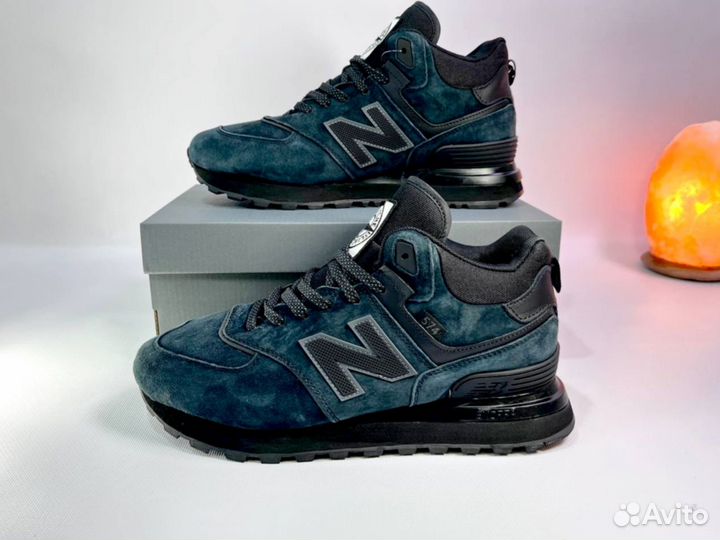 Кроссовки New Balance 574 Stone Island зима