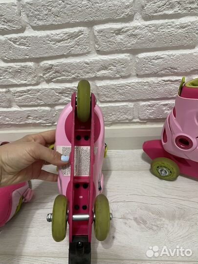 Роликовые коньки детские раздвижные