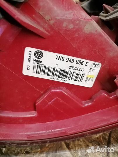 Фонарь правый Volkswagen Sharan 7N 1.4T CAV