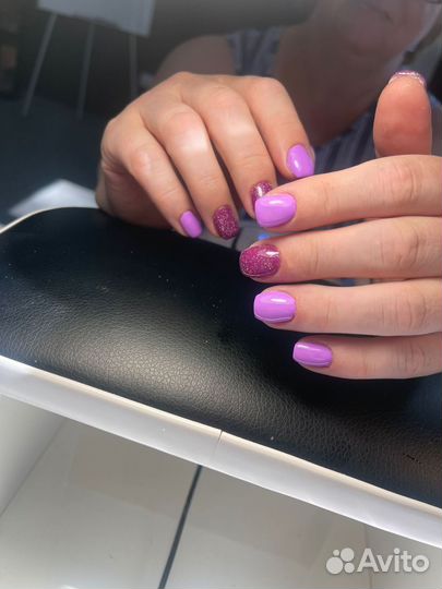 Маникюр наращивание ногтей