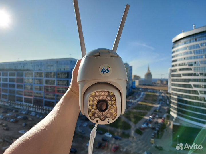 4G Камера наблюдения с сим-картой, видеонаблюдение