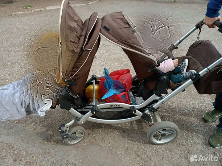 Коляска для двойни для погодок FD-Design Zoom