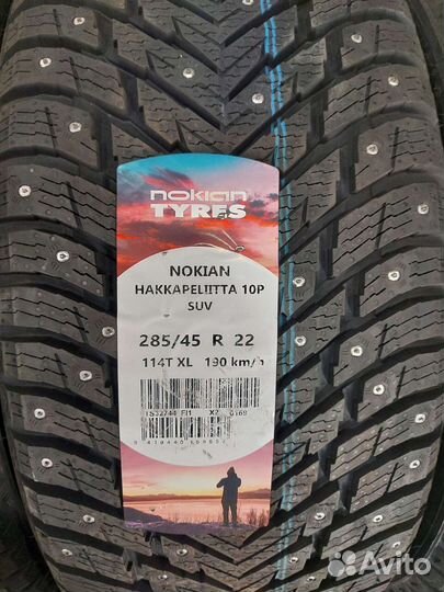 Nokian Tyres Hakkapeliitta 10p SUV 285/45 R22 114T