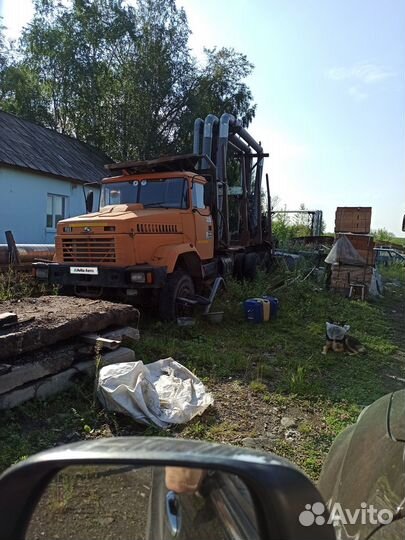 Лесовоз (сортиментовоз) КрАЗ 6233М6 с КМУ Атлант, 2007