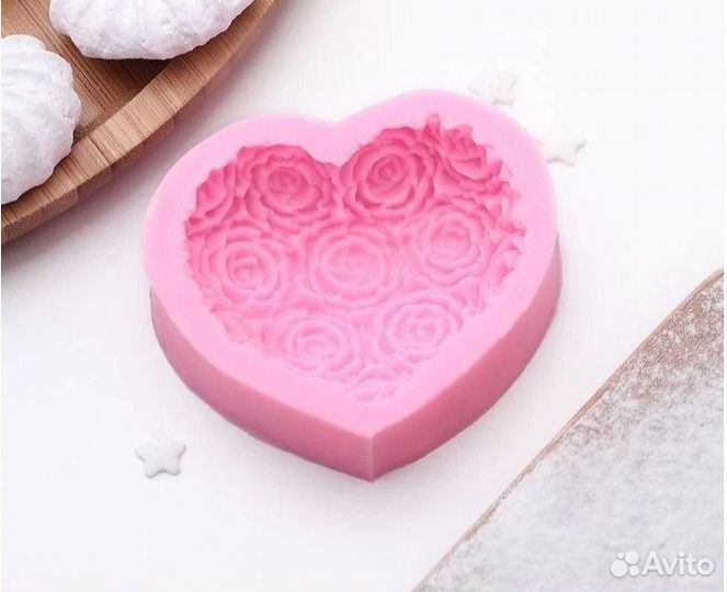 Молд силиконовый «Розы», 7,56,5 см