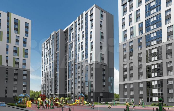 2-к. квартира, 64 м², 12/17 эт.