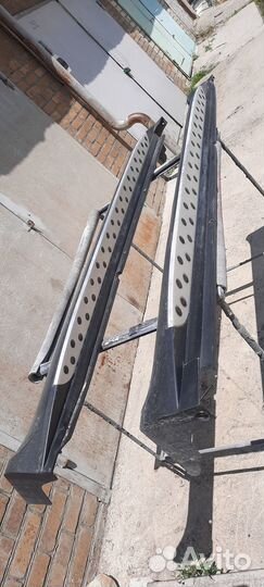 Накладки на пороги kia