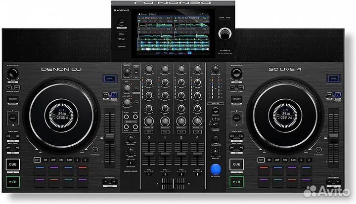 Новый DJ-контроллер Denon SC live 4 EU, черный