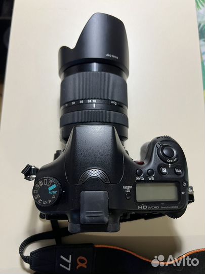 Фотоаппарат sony alpha SLT-A77L + объектив 18-135