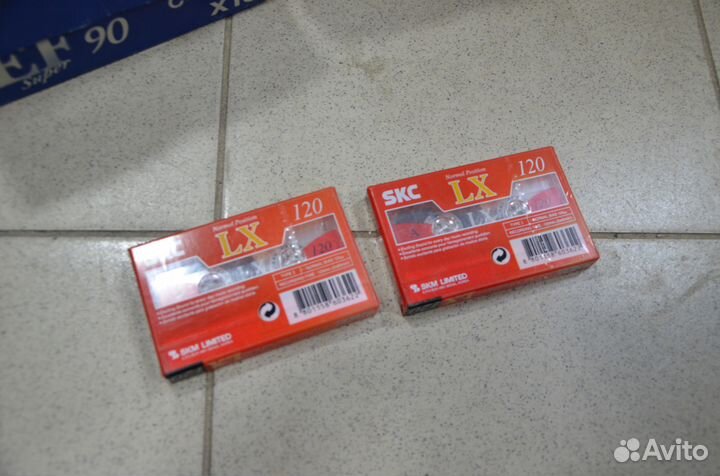 Аудиокассеты новые Sony, Raks, Fuji, samsung