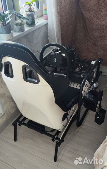 Полный комплект Fanatec + складной кокпит