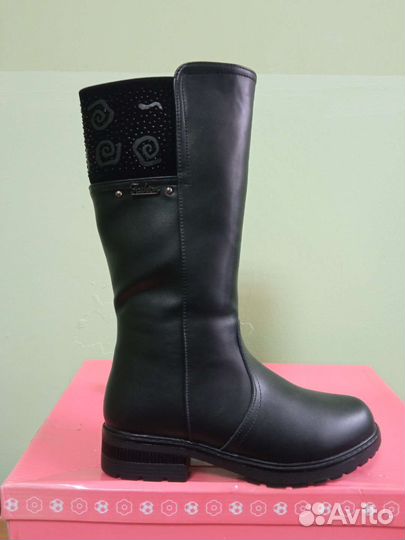 Сапоги зимние детские,натуральная шерсть.Раз.37,38