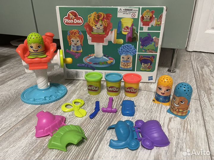 Play doh, сумасшедшие прически