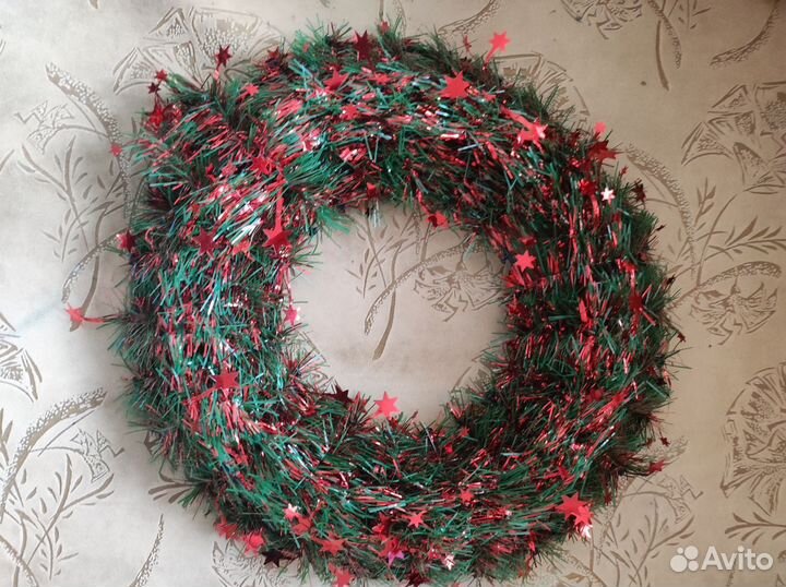 Венок новогодний / рождественский на дверь