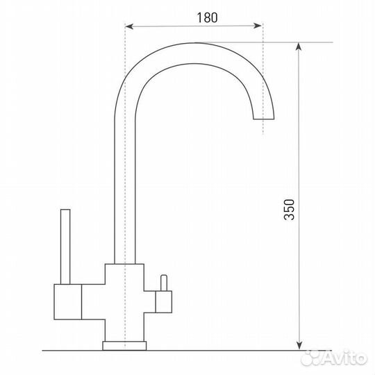 Смеситель Zigmund & Shtain ZS 1800 Топленое молоко