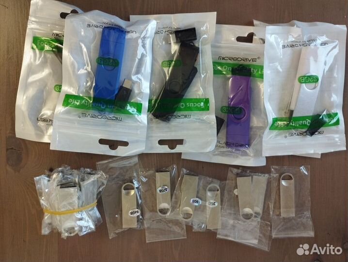 Новые, Флешки USB (4-64) Гб, Разные