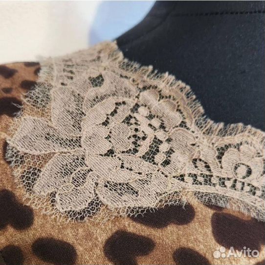 Dolce gabbana шёлковый топ оригинал