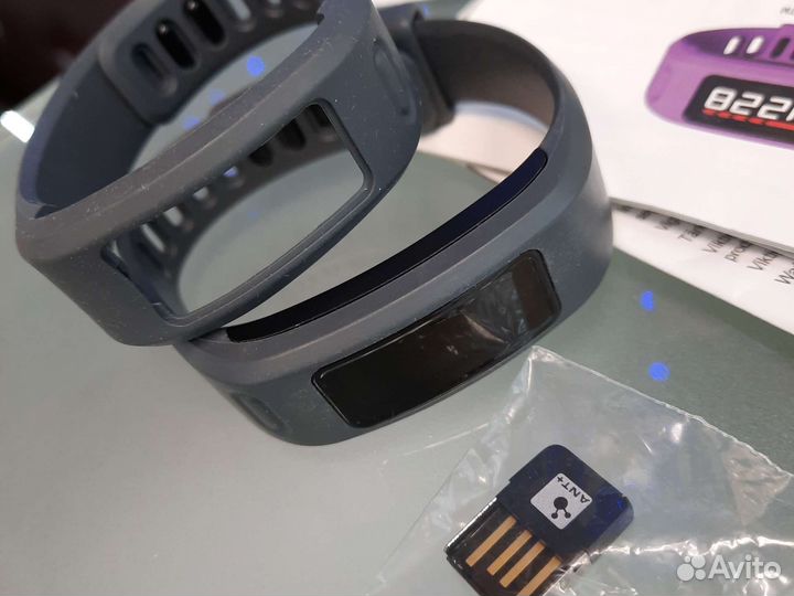Фитнес-браслет Garmin Vivofit Grey+USB Ant+ stick