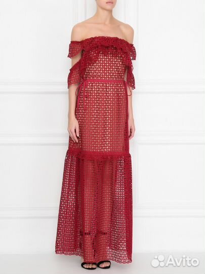 Вечернее платье в пол Self-Portrait