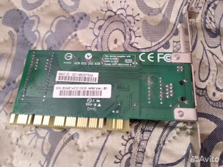 Сетевая карта плата pci