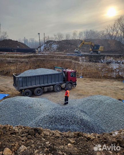 Щебень на засыпку