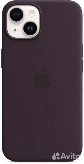 Силиконовый чехол для iPhone 14 Plus (темно-фиоле