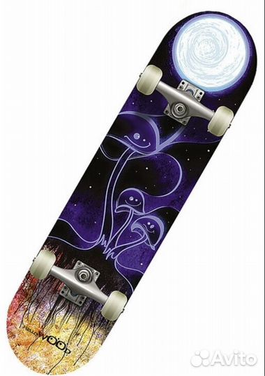 Скейтборд Hello wood moon