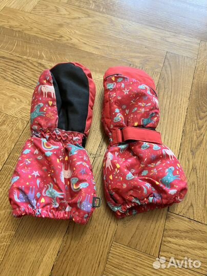 Варежки для девочки. Котофей, р14-15 на 5-6 лет