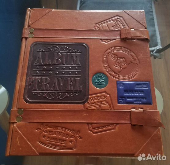 Альбом для фото макей натуральная кожа