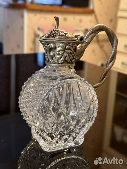 Графин Тифлис хрустальный в серебре