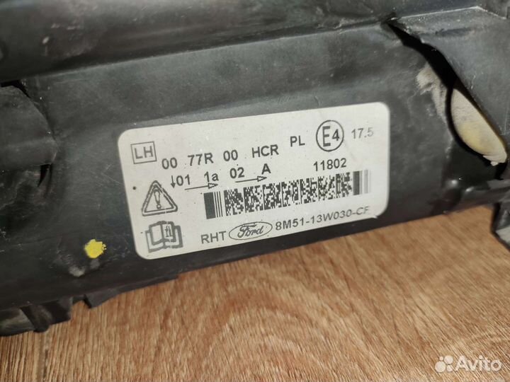 Фара правая фокус 2 рестайлинг