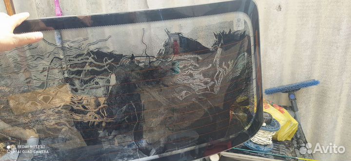 Заднее стекло ваз 2107