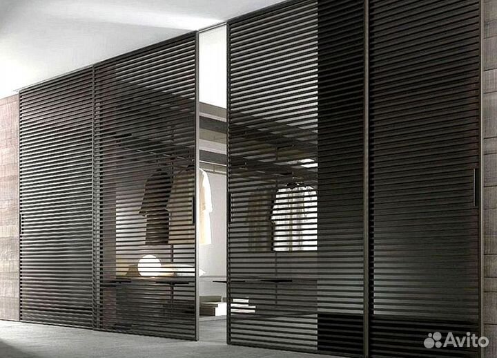 Реечные перегородки / Перегородки из реек