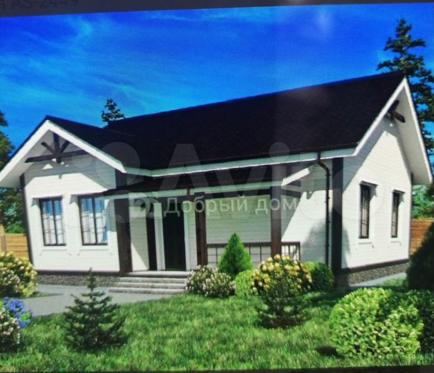 Дом 98 м² на участке 7 сот.