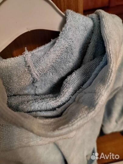 Банный халат на мальчика 110-116 хлопок