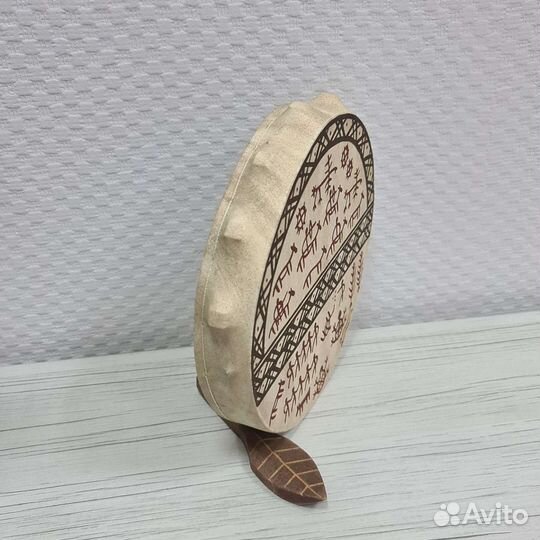 Шаманский бубен из натуральной кожи