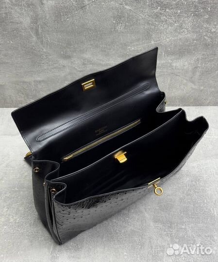 Сумка Balenciaga rodeo medium страус