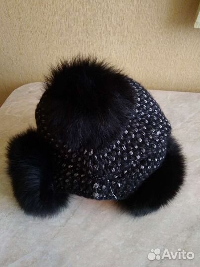 Шапка зимняя меховая женская
