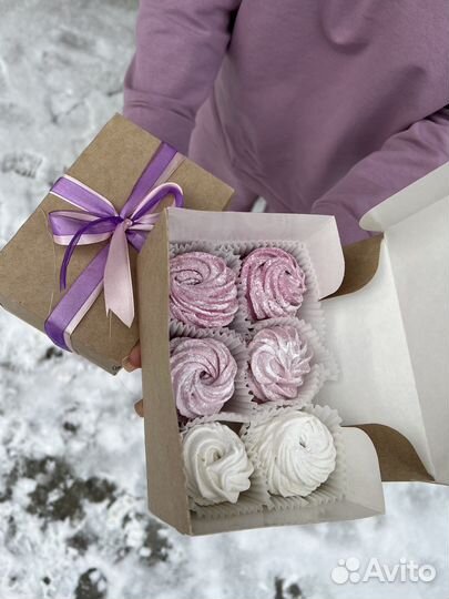 Зефир, набор зефира, подарок к празднику