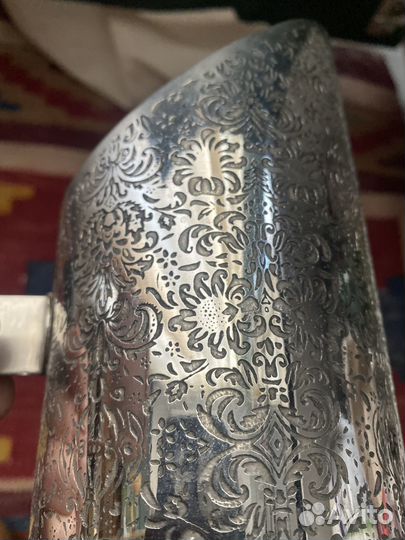 Кувшин индийский с чеканкой, нержавейка