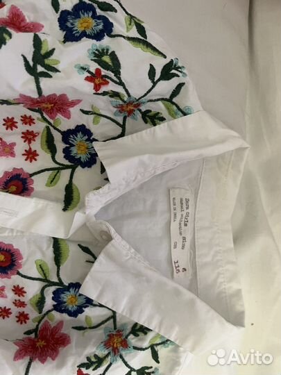 Рубашка для девочки 110-116