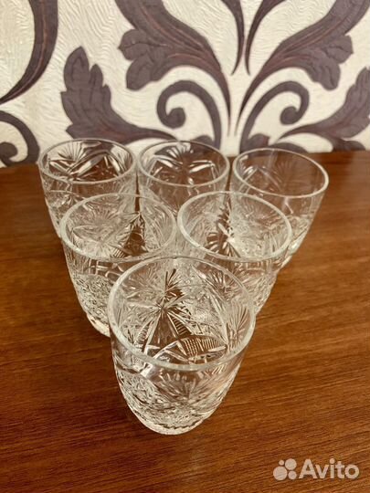 Хрустальные рюмки стопки