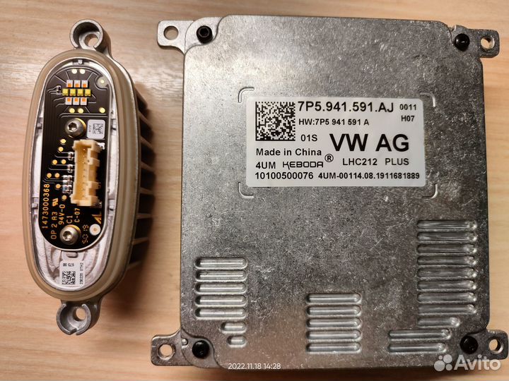 Модуль блок розжига лэд фар Skoda octavia А 7