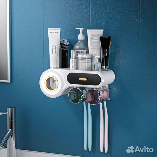 Держатель для зубных щеток настенный органайзер